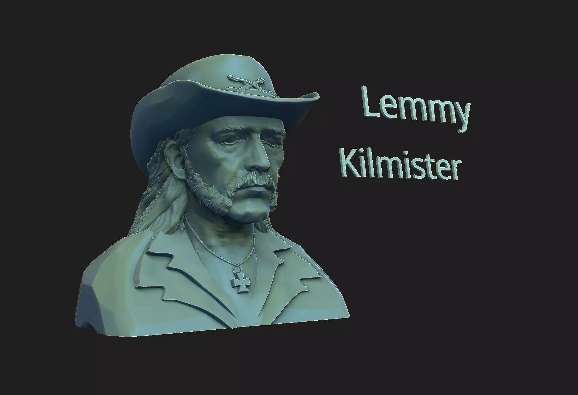 Lemmy Kilmister 3D print model
