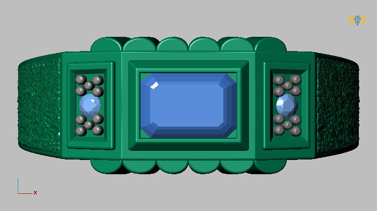 Graduation Ring 3D print model_16