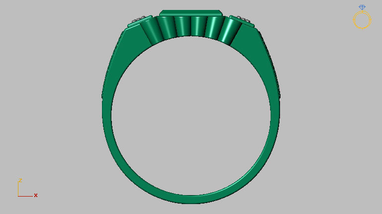 Graduation Ring 3D print model_17