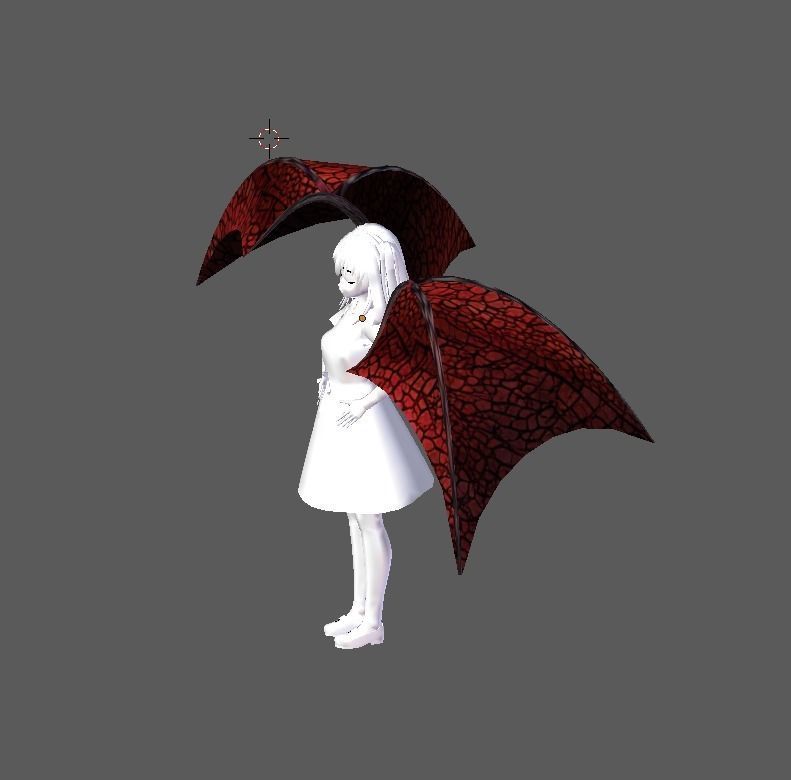  Wyvern Dragon Wings 3D model_6