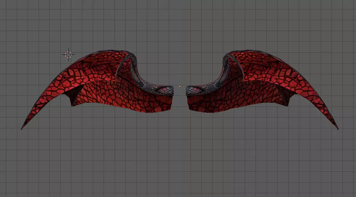  Wyvern Dragon Wings 3D model_0