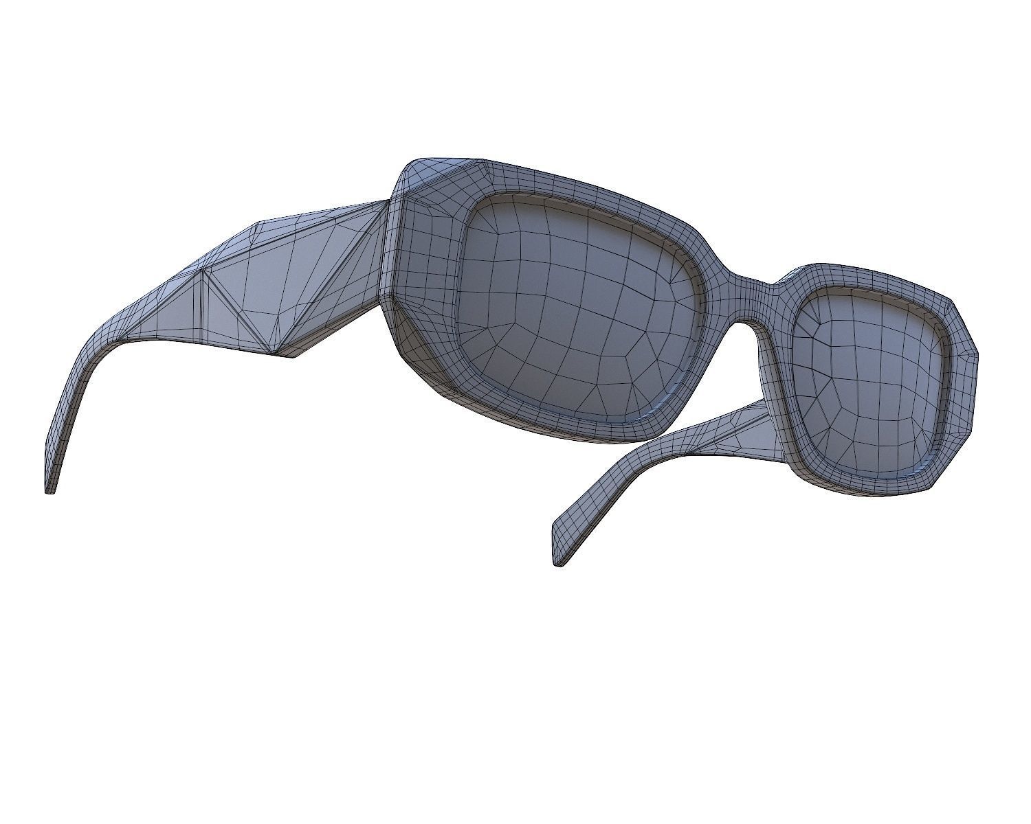 Prada Symbole Sunglasses PR 17WS 1AB5S0 Low-poly 3D model_13