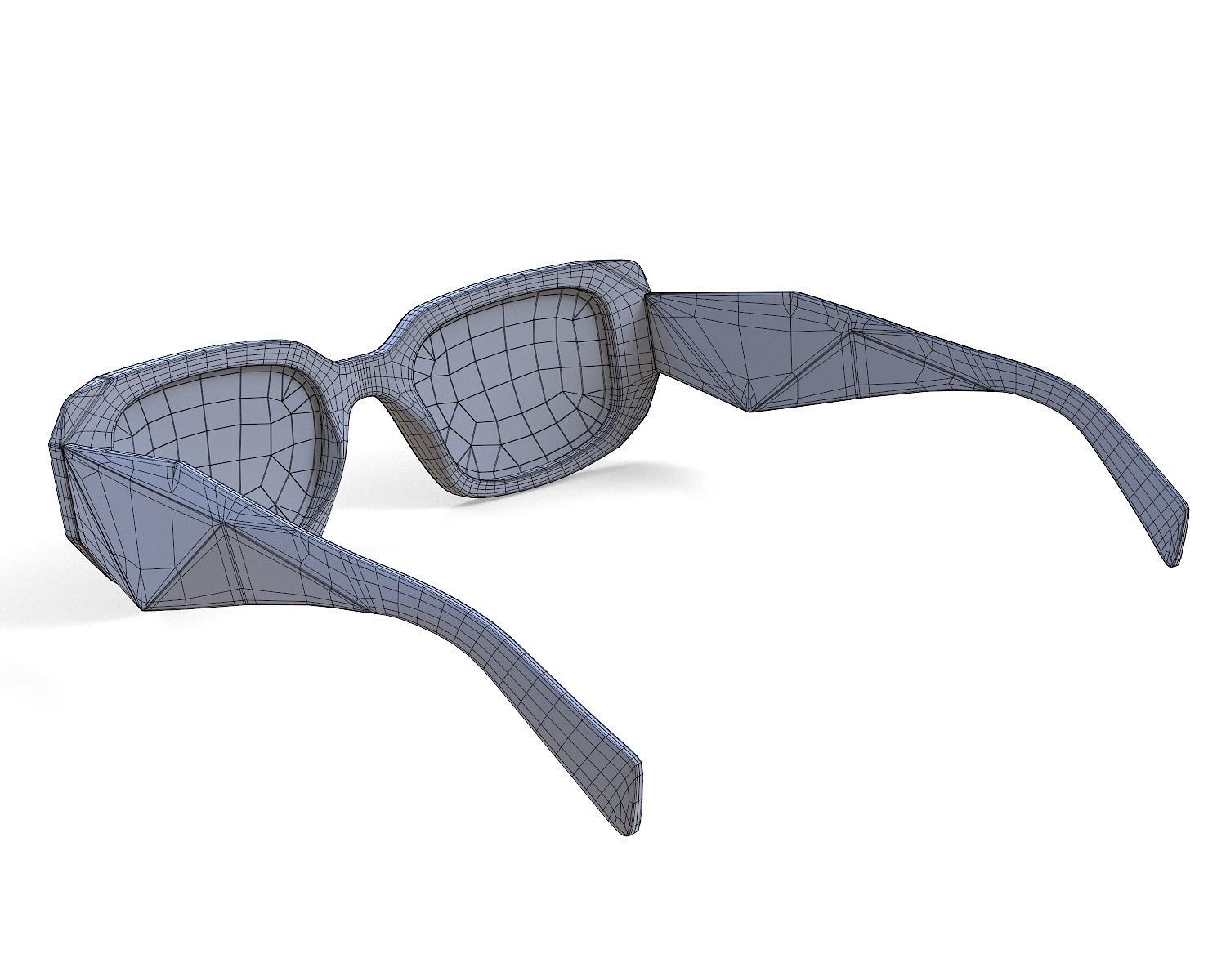 Prada Symbole Sunglasses PR 17WS 1AB5S0 Low-poly 3D model_12