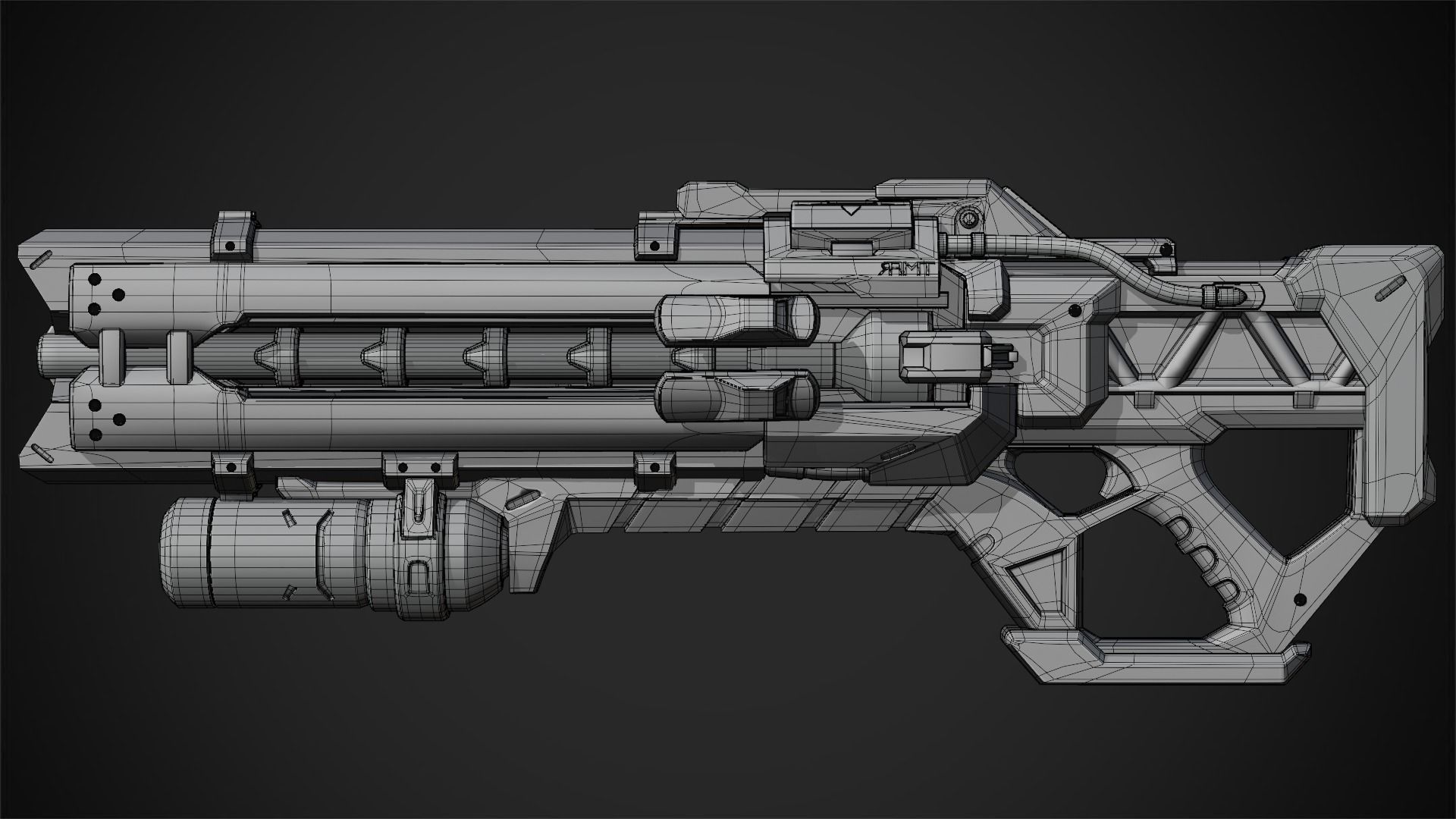 Overwatch Soldier-76 Rifle for Cosplay 3D print model_13