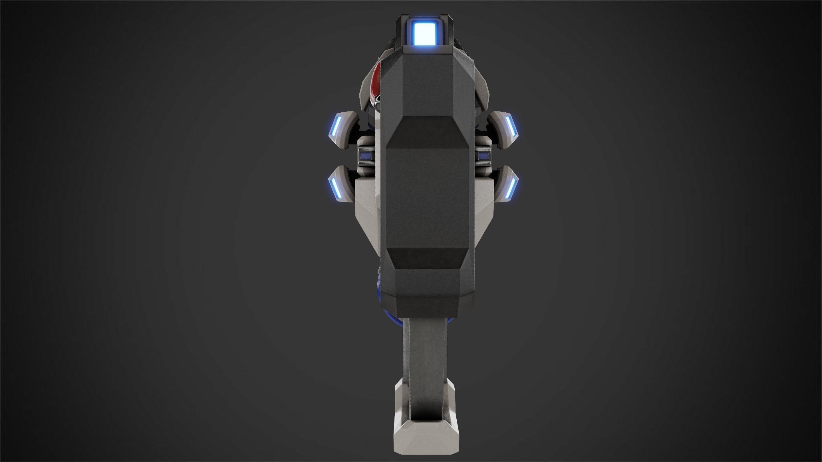 Overwatch Soldier-76 Rifle for Cosplay 3D print model_3