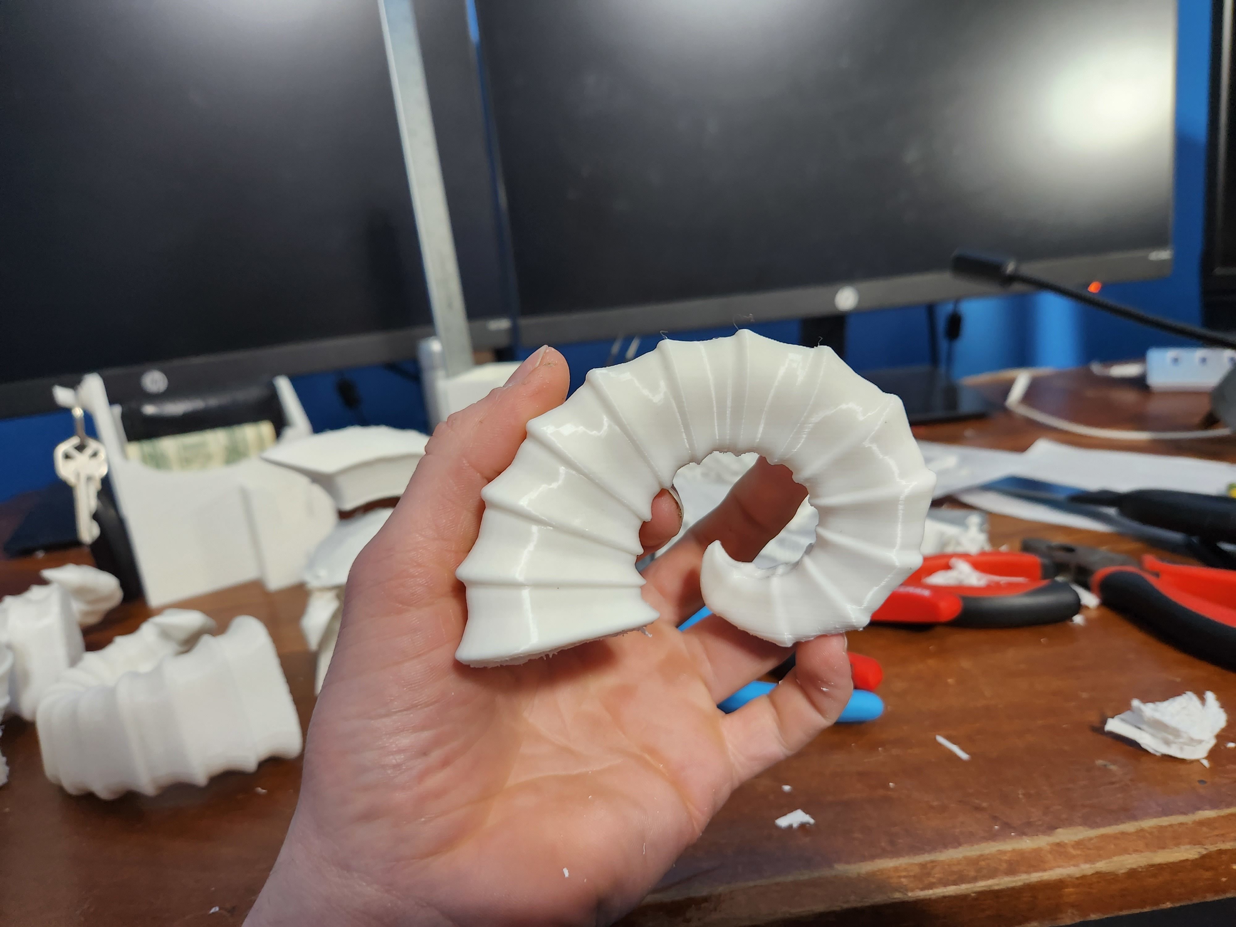 Cosplay Faun Horns 3D print model_3