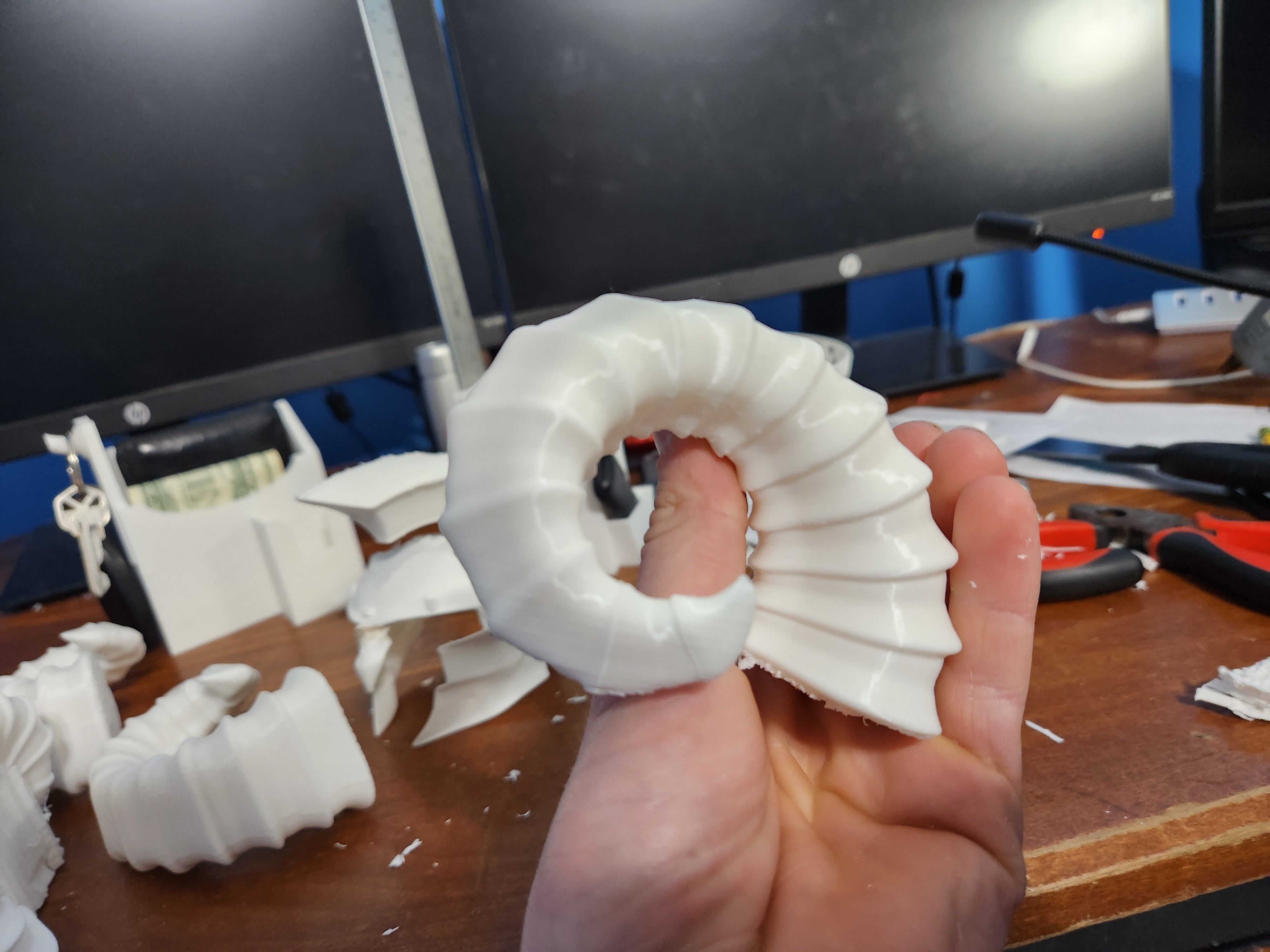 Cosplay Faun Horns 3D print model_4