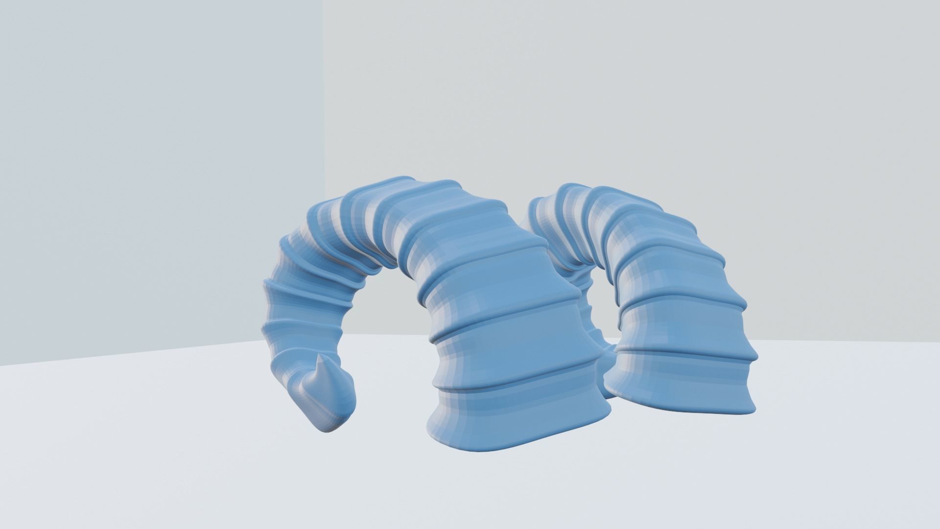 Cosplay Faun Horns 3D print model_2