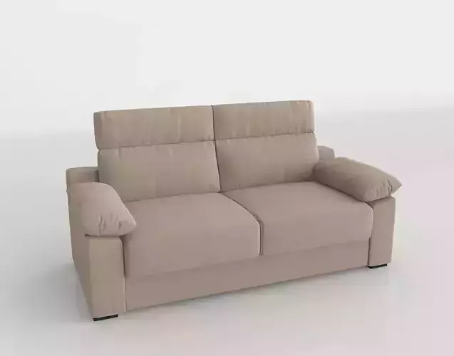 3D Oxford Sofa 2 SEATS