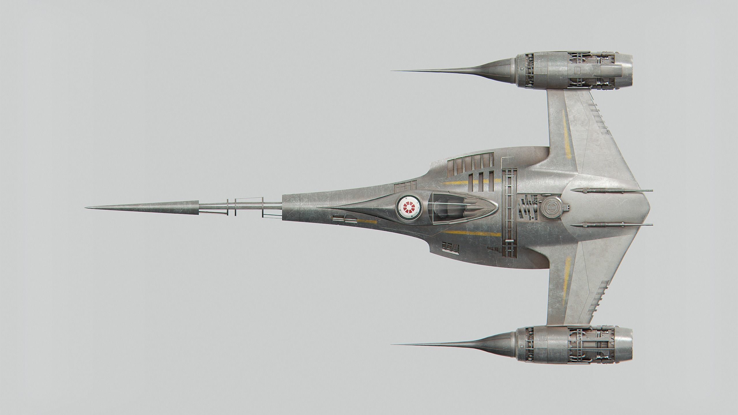 Din Djarin N1 Starfighter Star Wars Mandalorian 3D model CGTrader