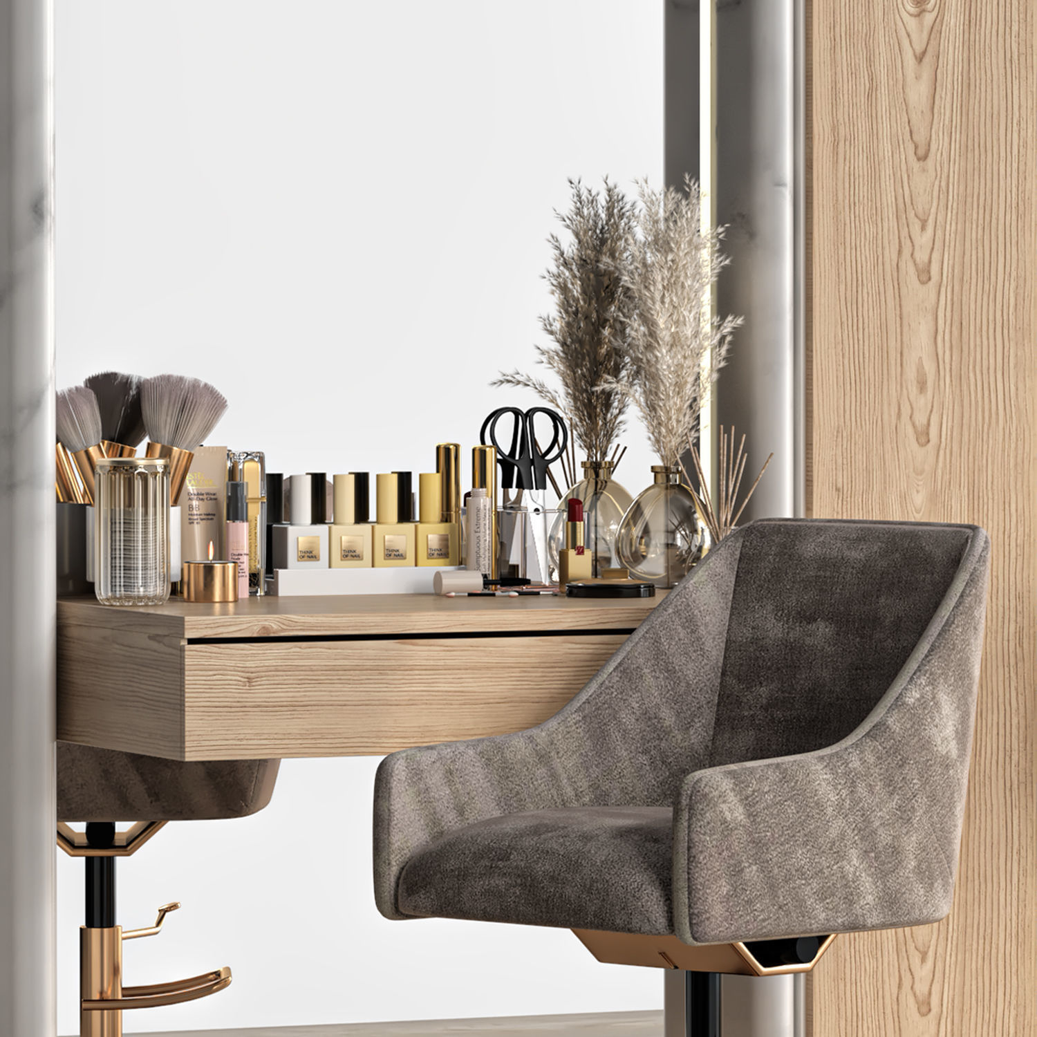 beauty salon 01 3D model_3