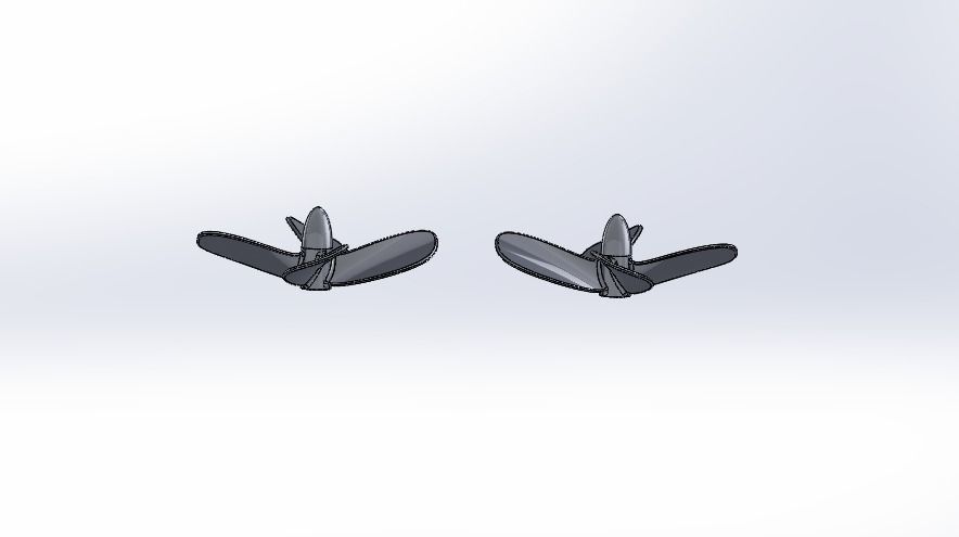 Propeller 120mm 3D print model_14