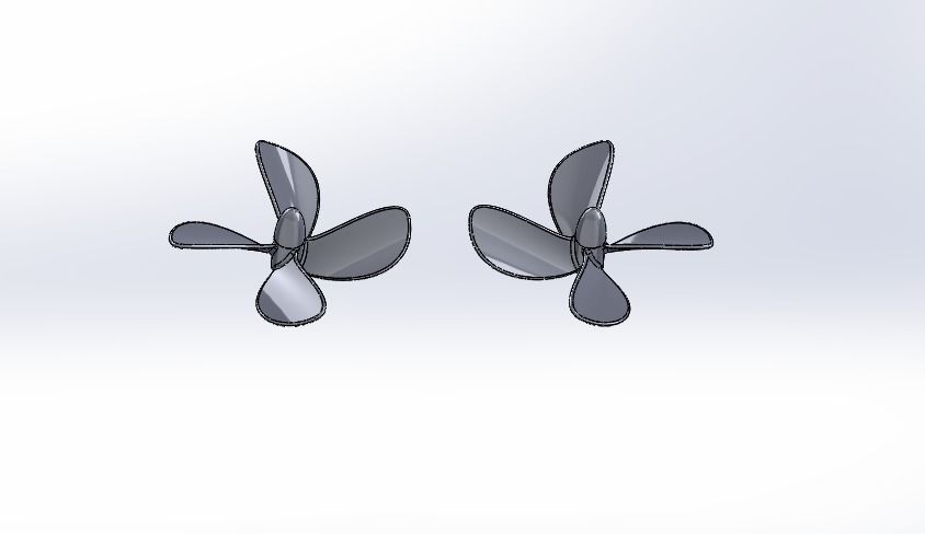 Propeller 120mm 3D print model_13