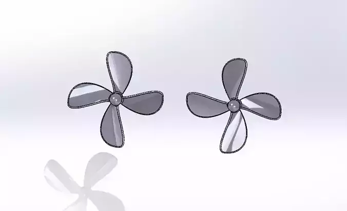 Propeller 120mm 3D print model Propeller 120mm 3D print model