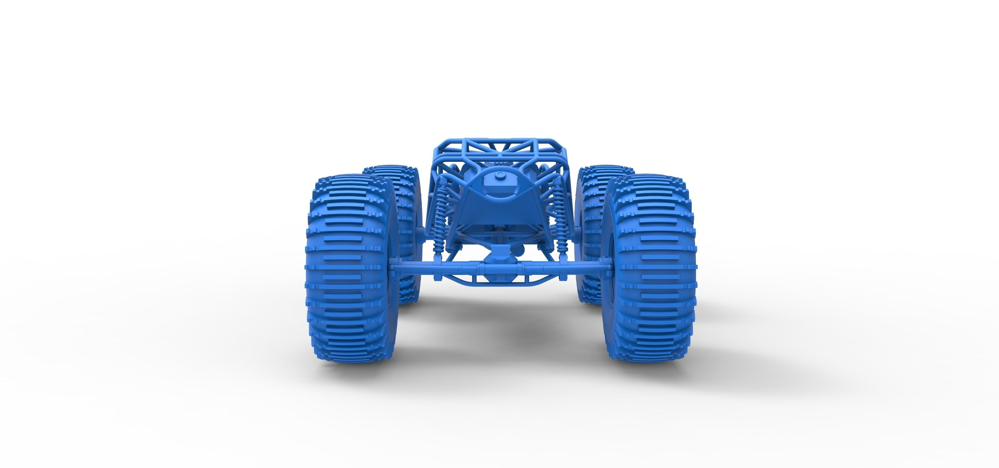 Rock bouncer on low-pressure wheels Scale 1 to 25 3D print model_28