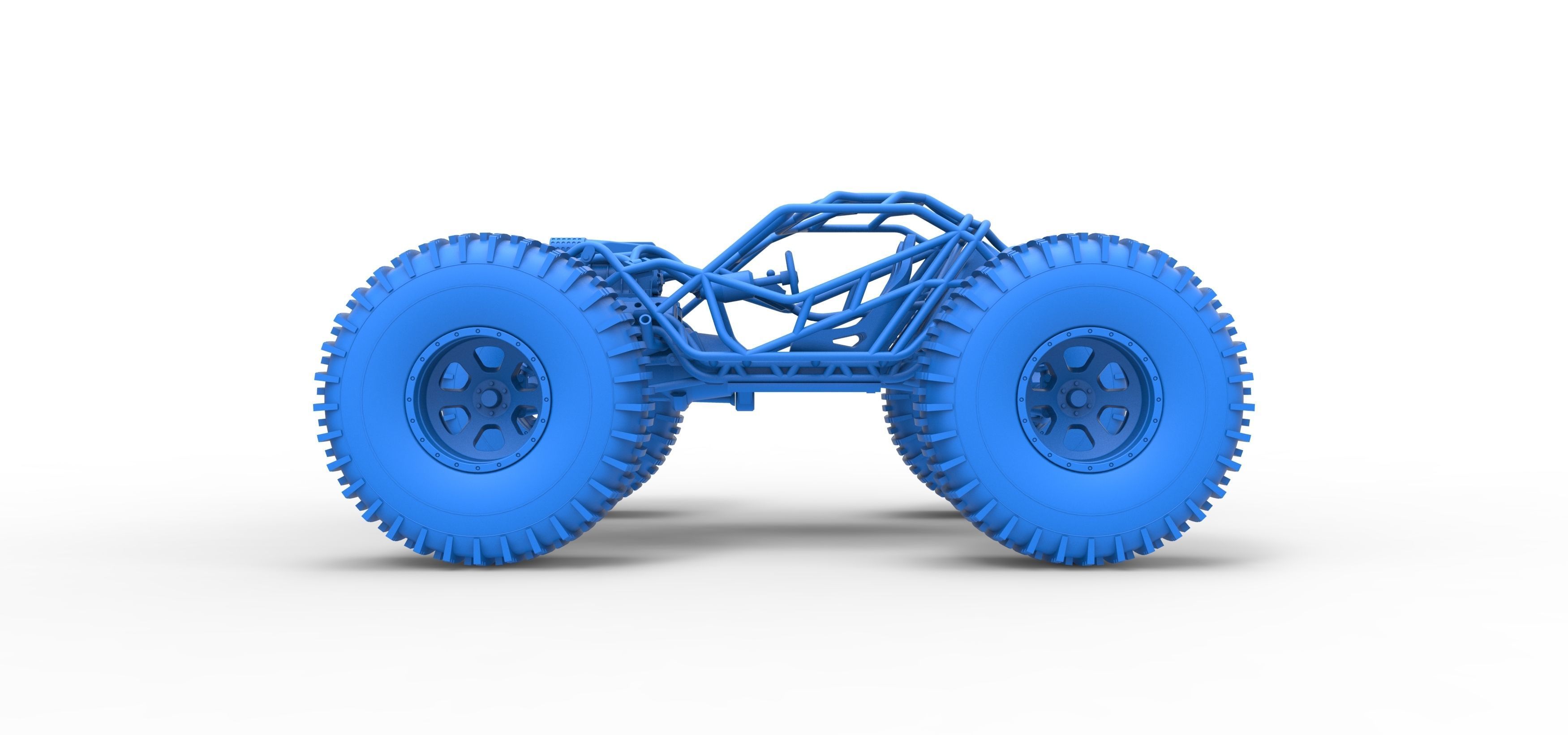 Rock bouncer on low-pressure wheels Scale 1 to 25 3D print model_22