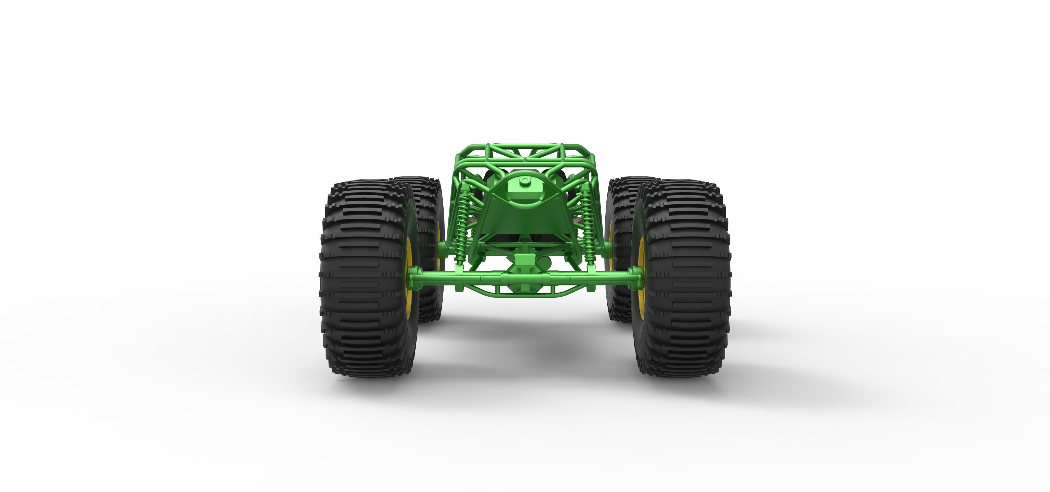 Rock bouncer on low-pressure wheels Scale 1 to 25 3D print model_14