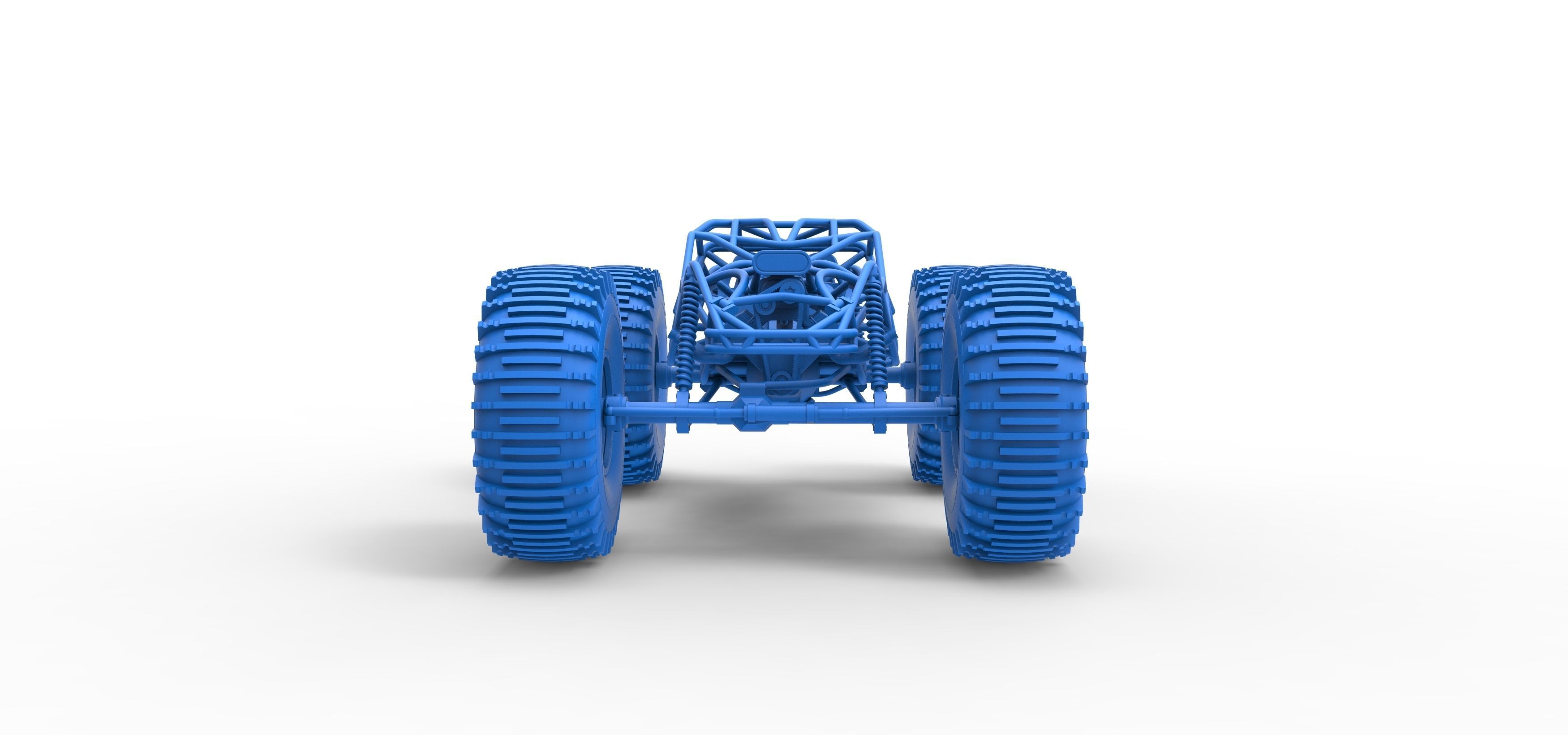 Rock bouncer on low-pressure wheels Scale 1 to 25 3D print model_21