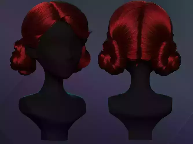Game Hair -  Female Hairstyle V3