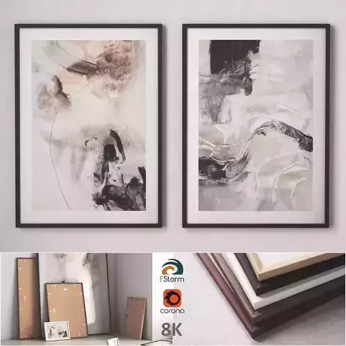 Poster set - Abstract Clouds