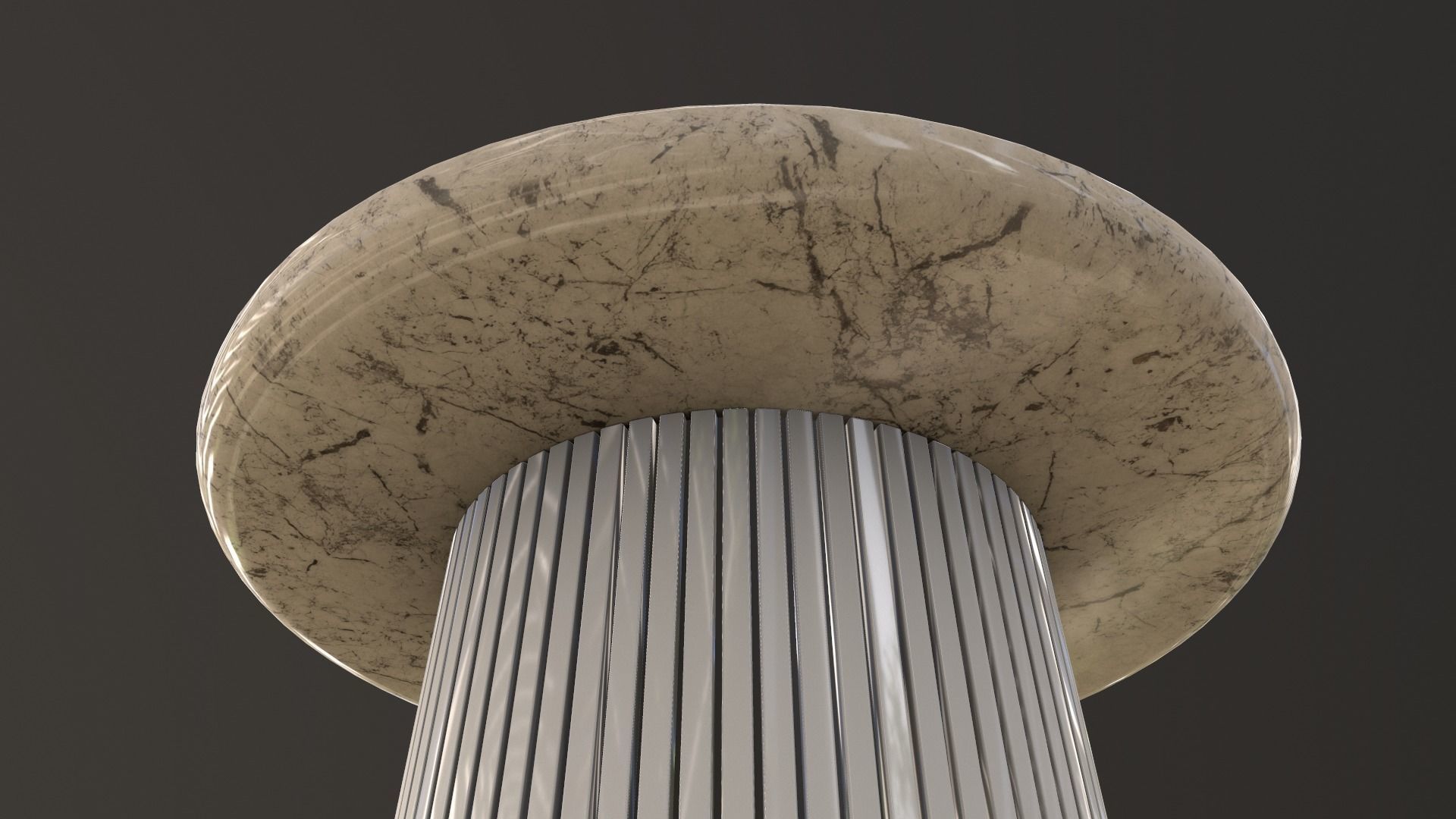 Lounge Table AR VR PBR Low-poly 3D model_7