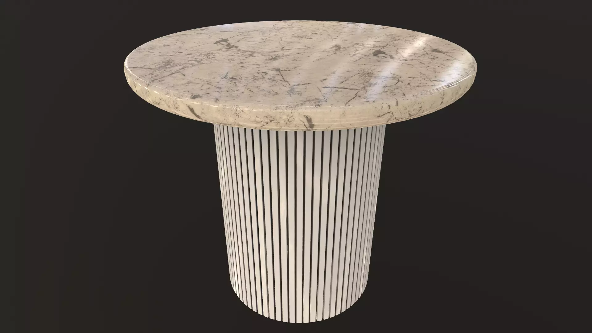 Lounge Table AR VR PBR Low-poly 3D model_0