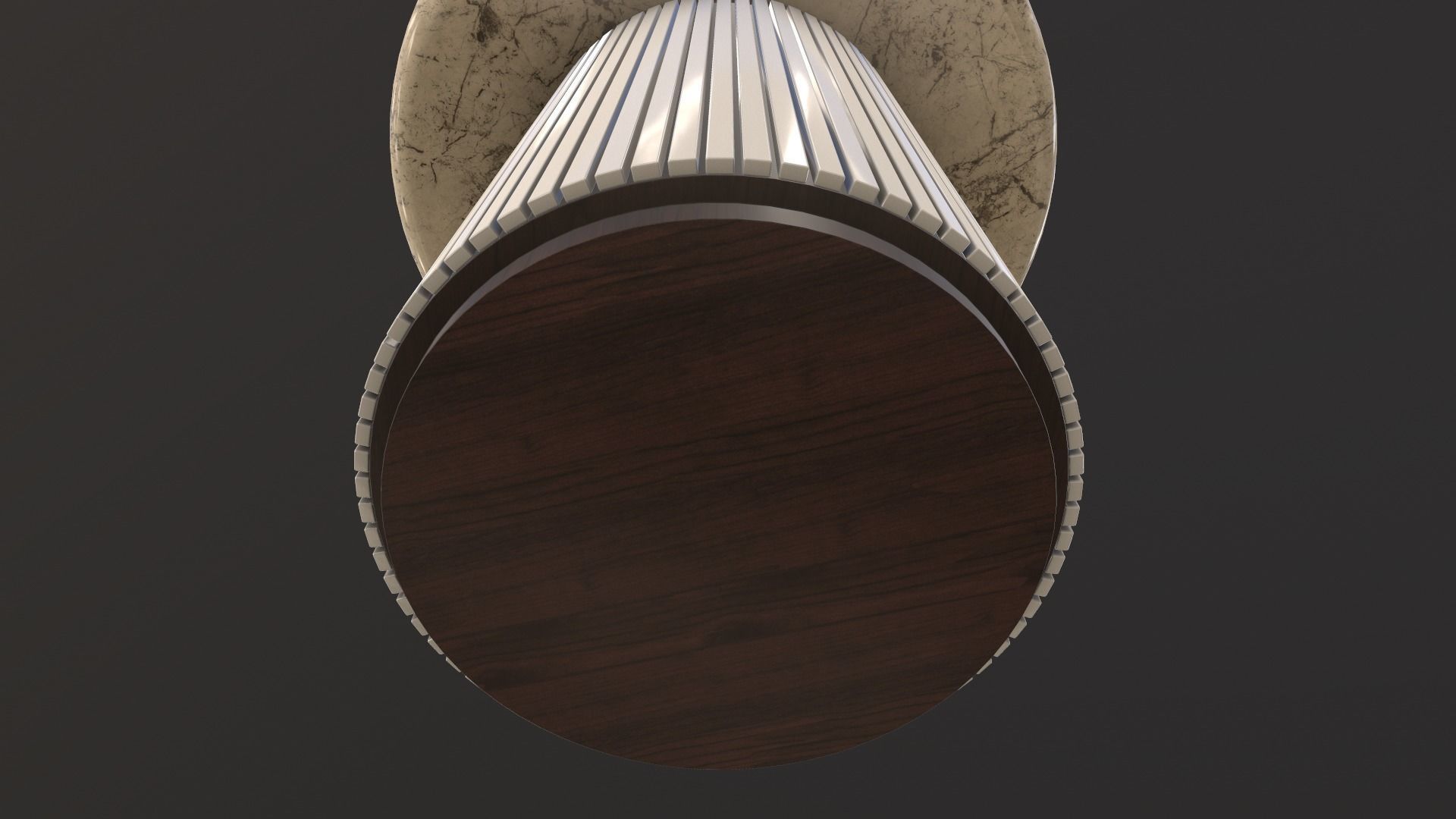 Lounge Table AR VR PBR Low-poly 3D model_5