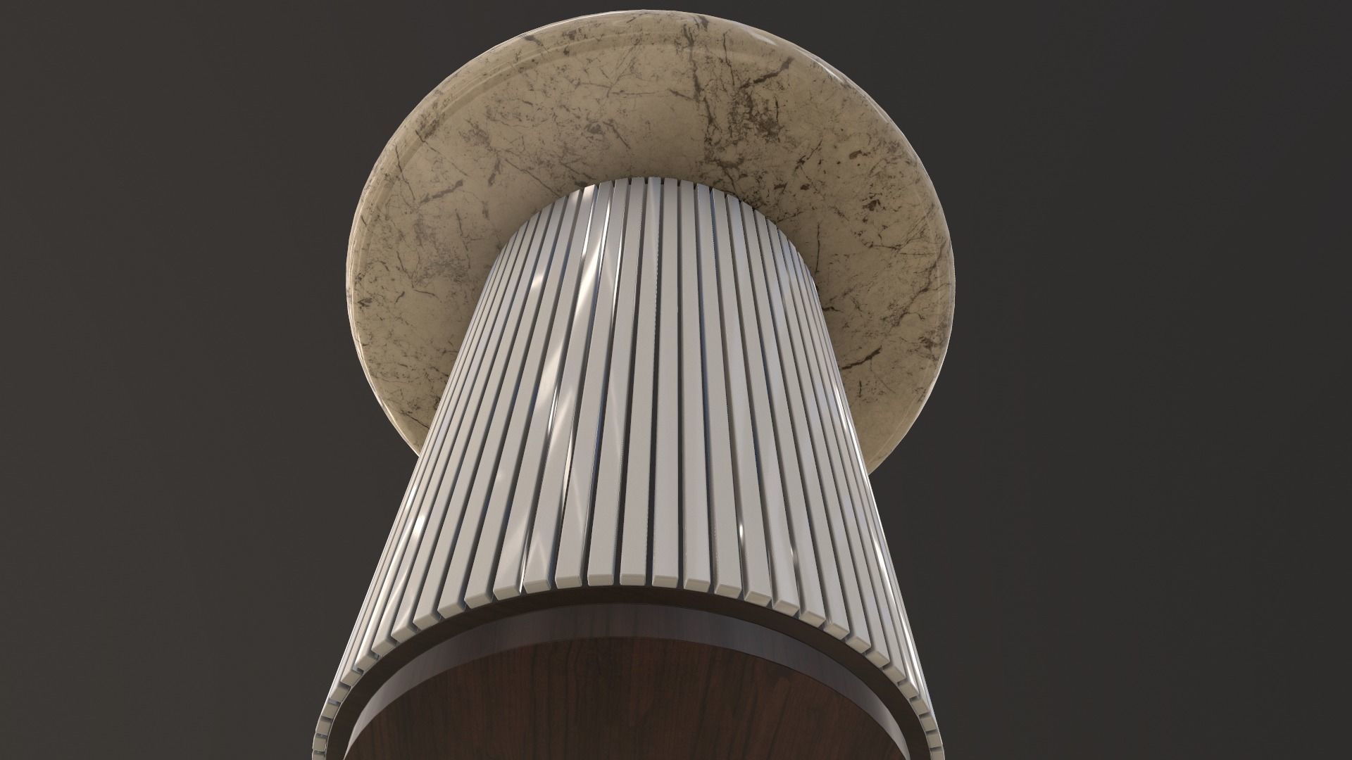 Lounge Table AR VR PBR Low-poly 3D model_6