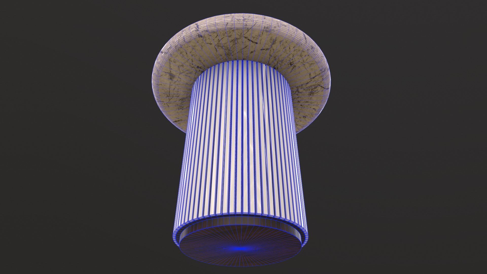 Lounge Table AR VR PBR Low-poly 3D model_13