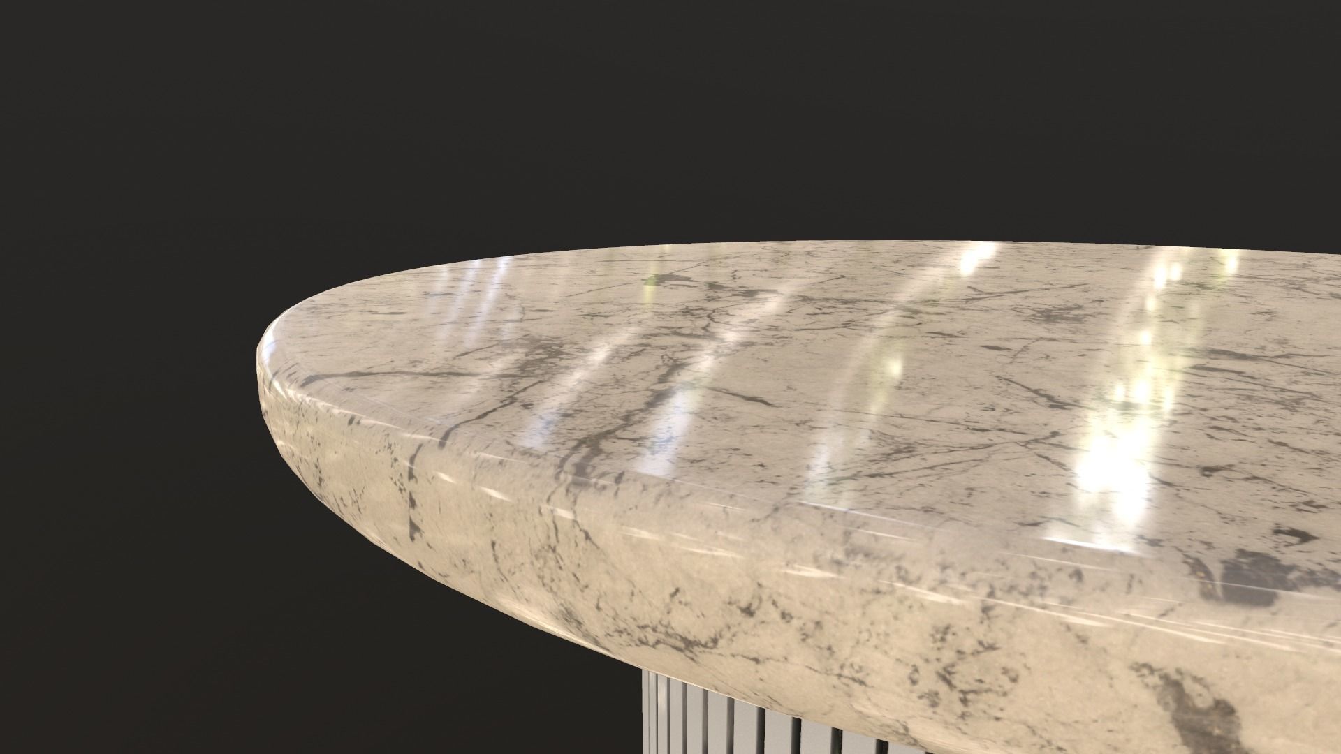 Lounge Table AR VR PBR Low-poly 3D model_10
