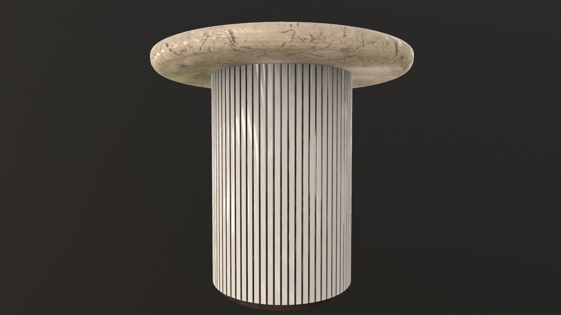 Lounge Table AR VR PBR Low-poly 3D model_2