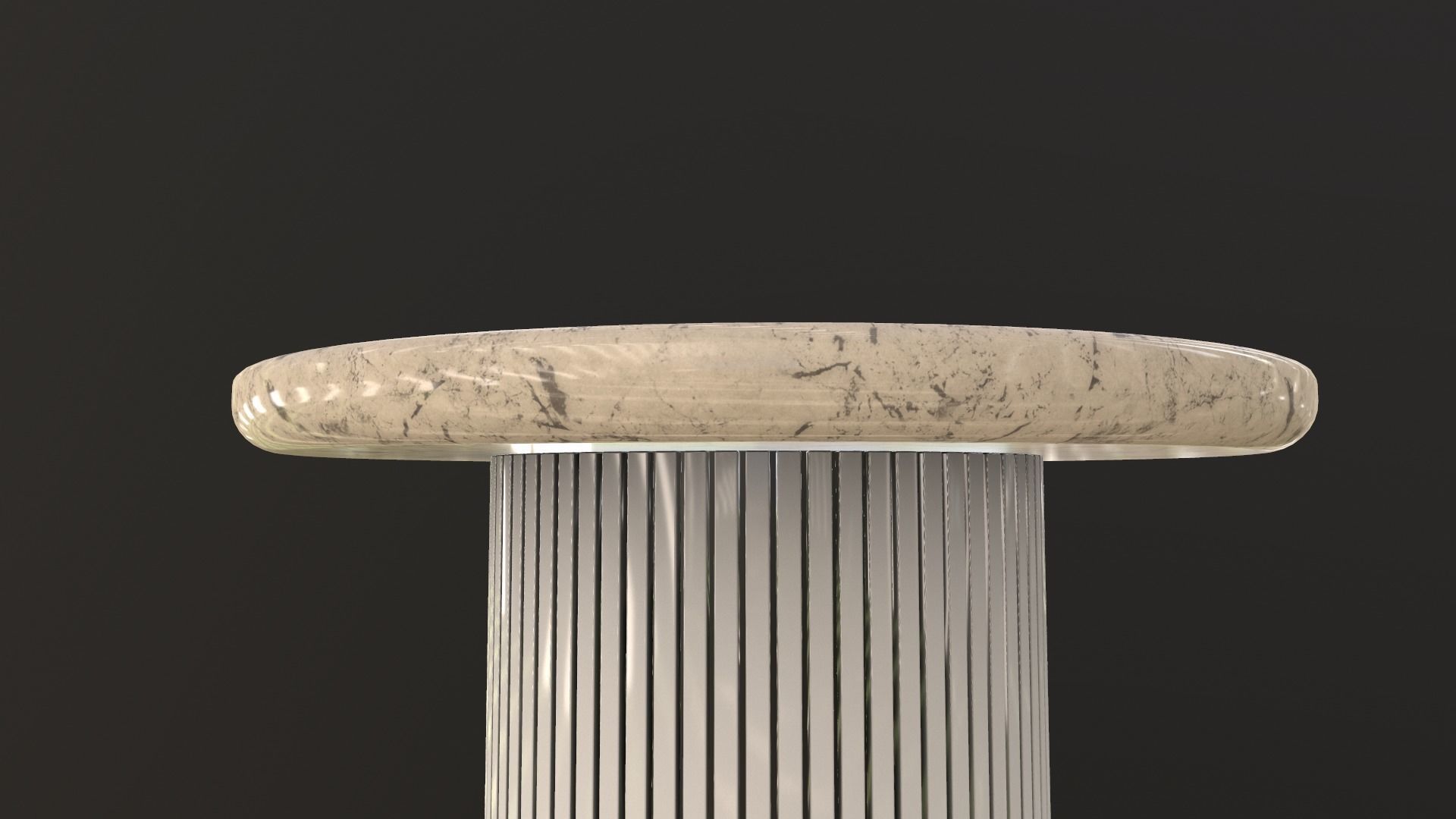 Lounge Table AR VR PBR Low-poly 3D model_4