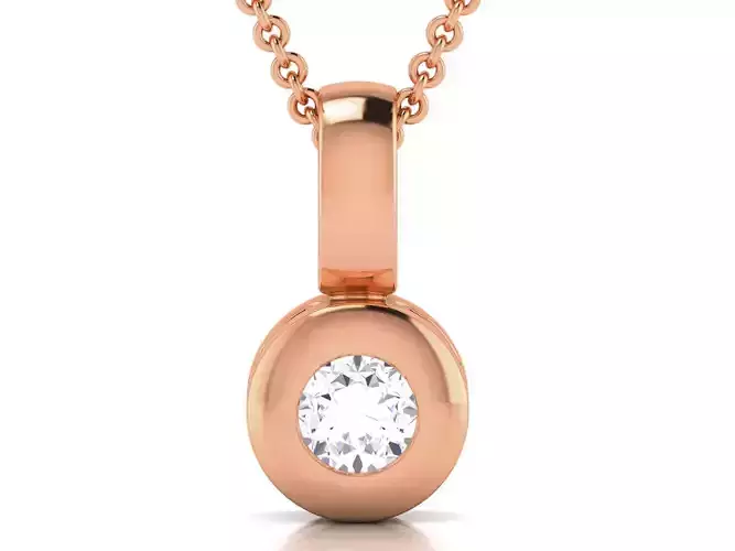 Diamond Charms Pendant 3dm render Detail