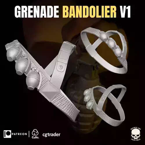 Baldolier V1 3D printable file for Action Figures 