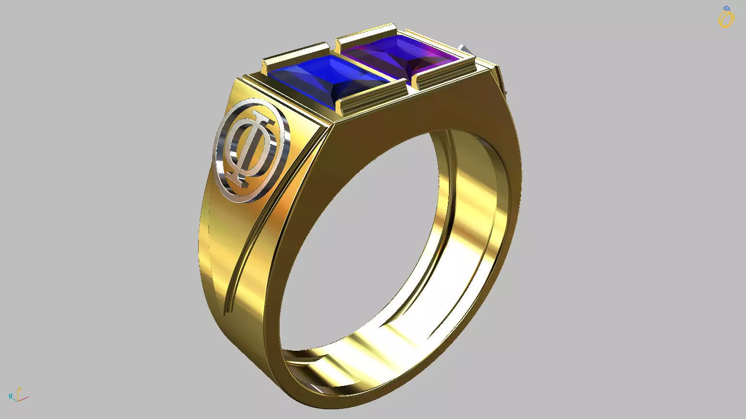 Graduation Ring Theology Philosophy 3D print model