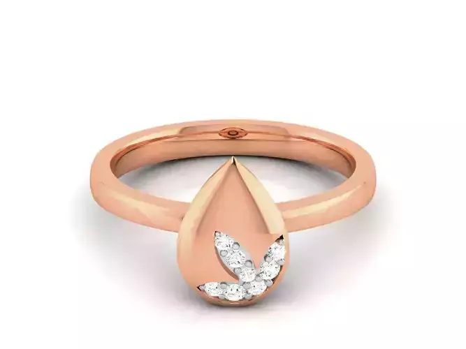Women Diamond Ring 3dm renders detail