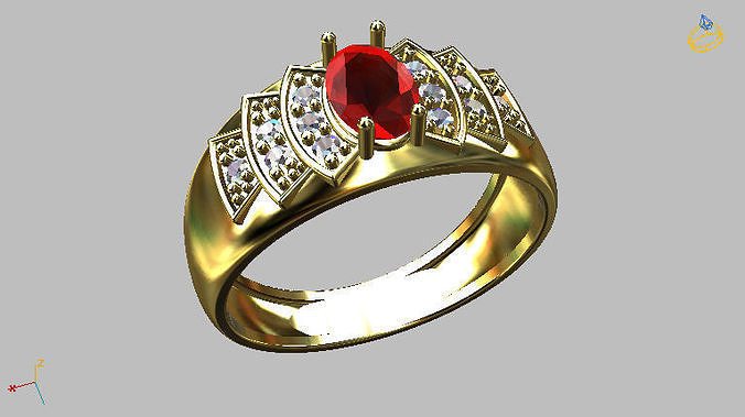 Graduation Ring 3D print model