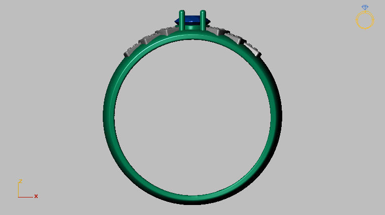 Graduation Ring 3D print model_13