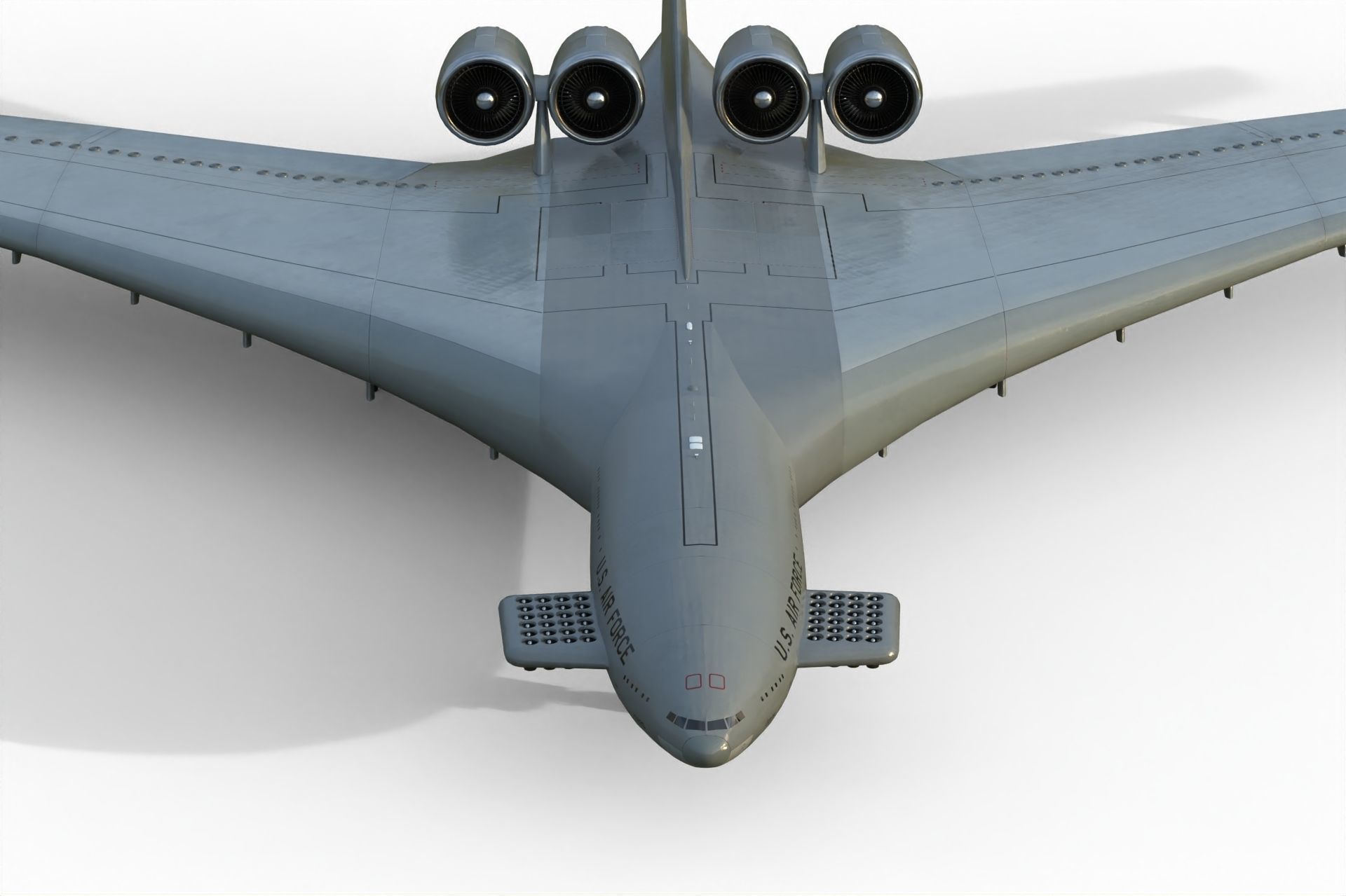 Lockheed CL-1201 nuclear powered aircraft 3D model | CGTrader