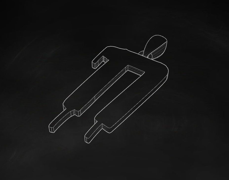 Model 1017 N Russelot Initial Letter Alphabet Pendant 3D print model_9