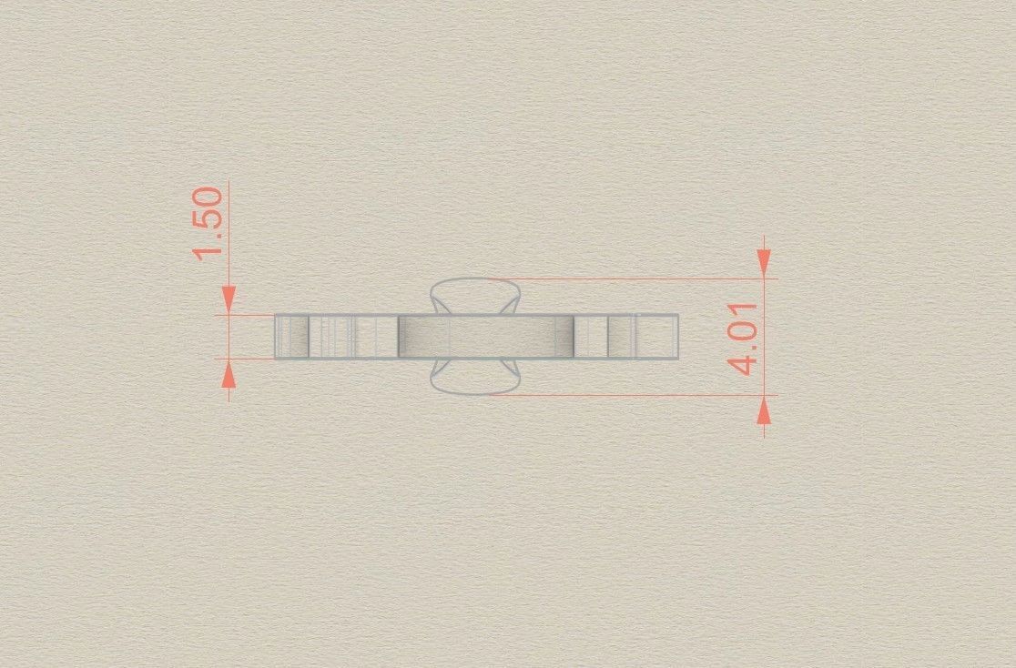 Model 1018 O Russelot Initial Letter Alphabet Pendant 3D print model_6