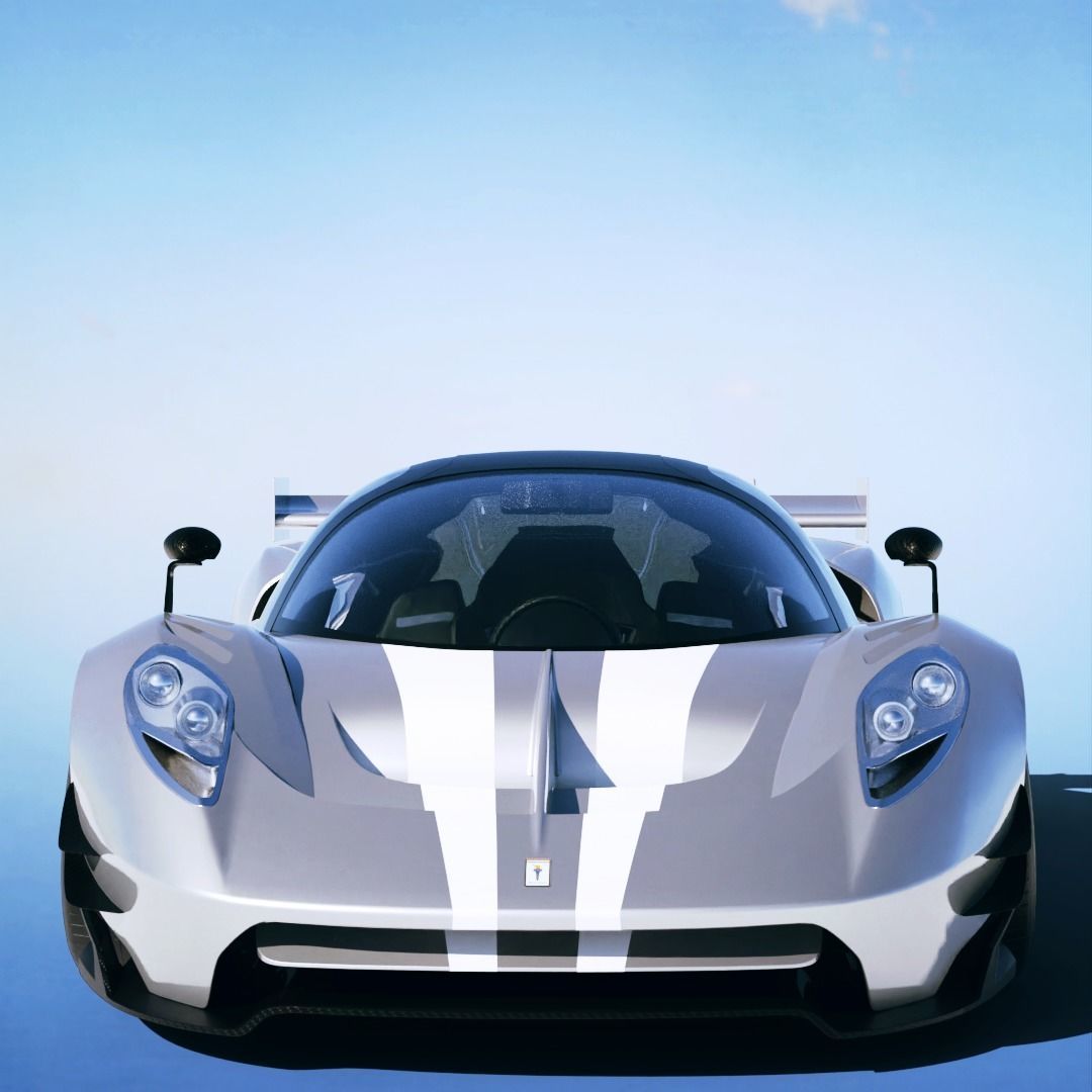 Glickenhaus SCG 004C 2018 Low-poly 3D model_4