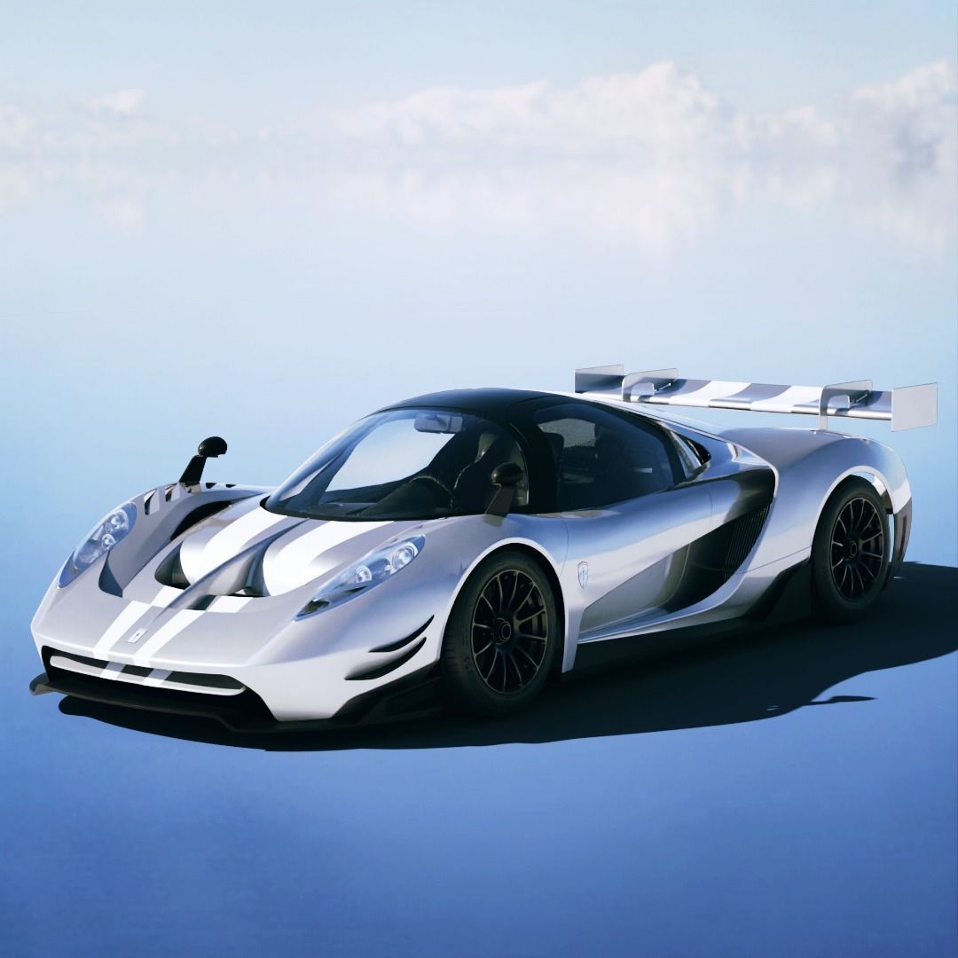 Glickenhaus SCG 004C 2018 Low-poly 3D model_3