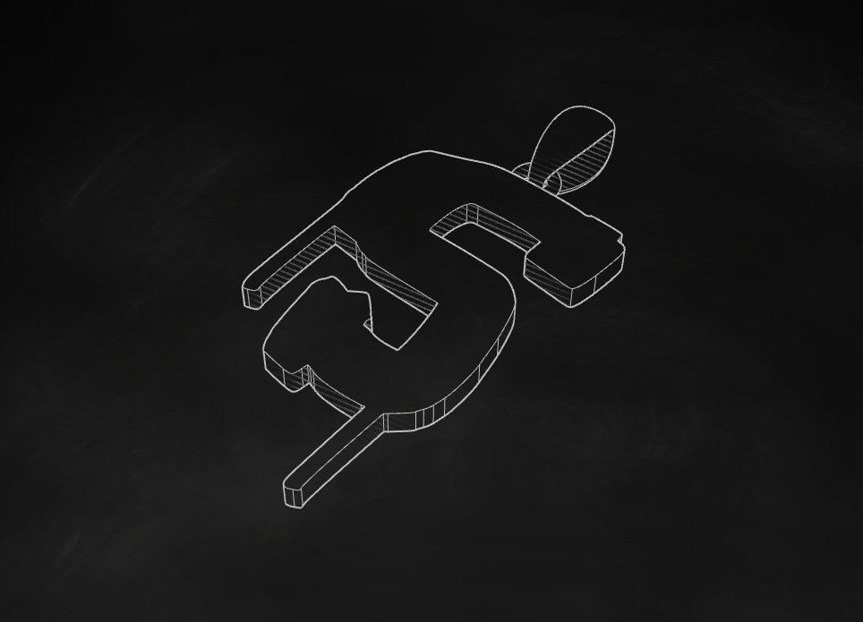 Model 1021 S Russelot Initial Letter Alphabet Pendant 3D print model_9