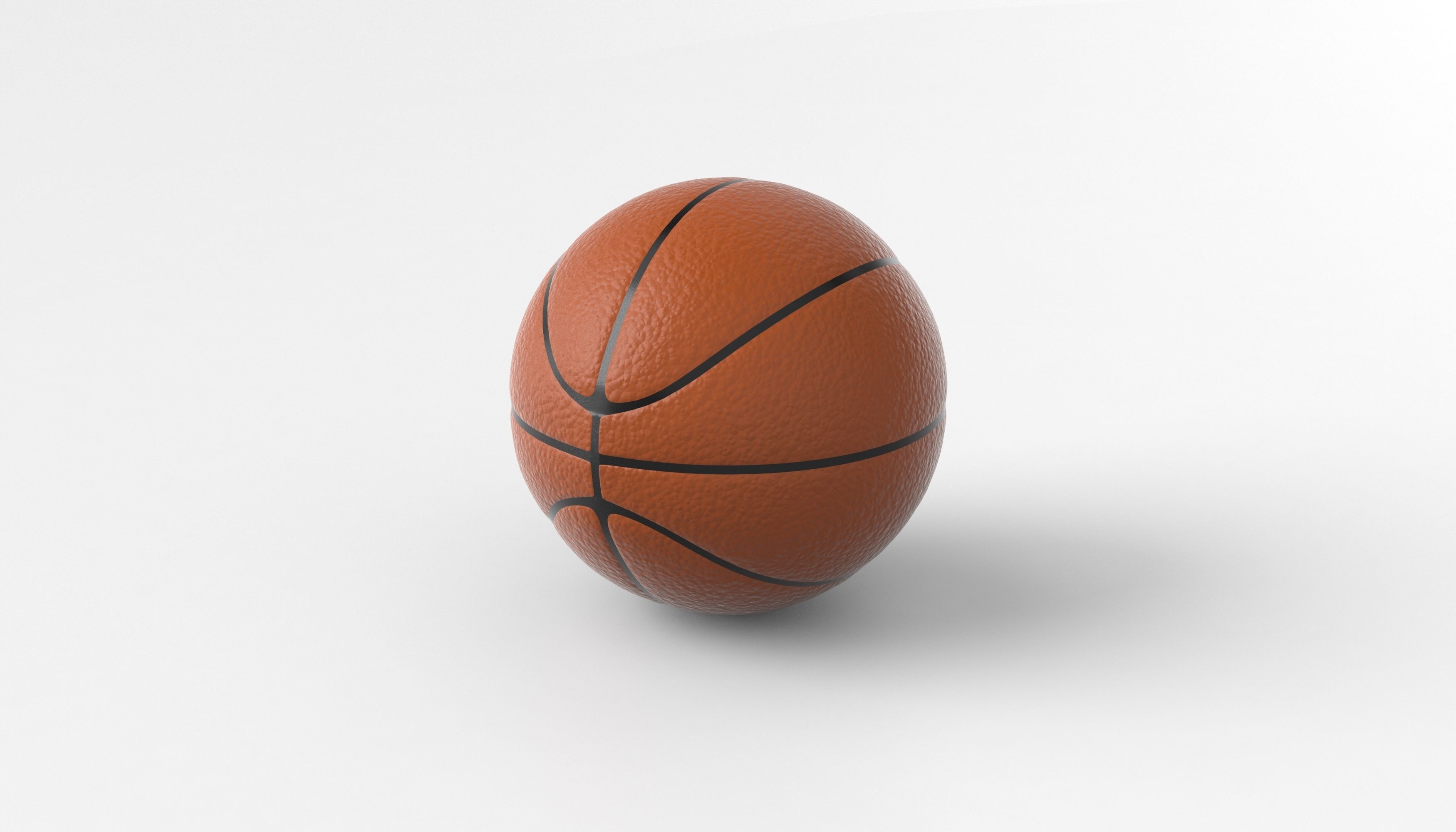 Basketball ball 3D model_2
