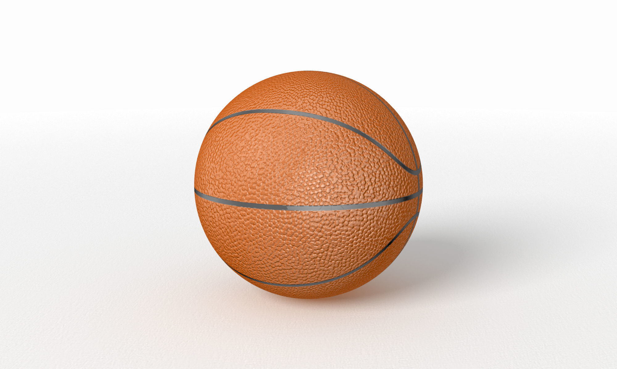 Basketball ball 3D model_6