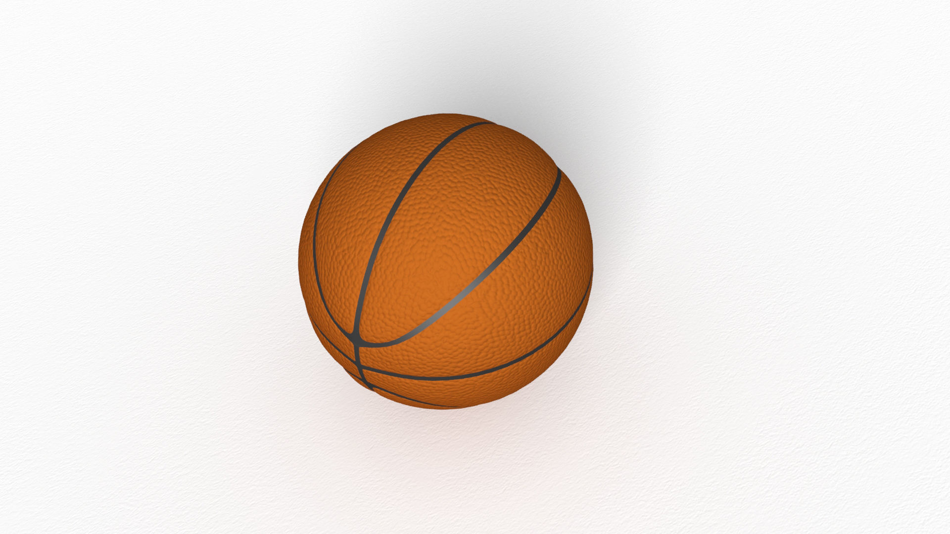 Basketball ball 3D model_7