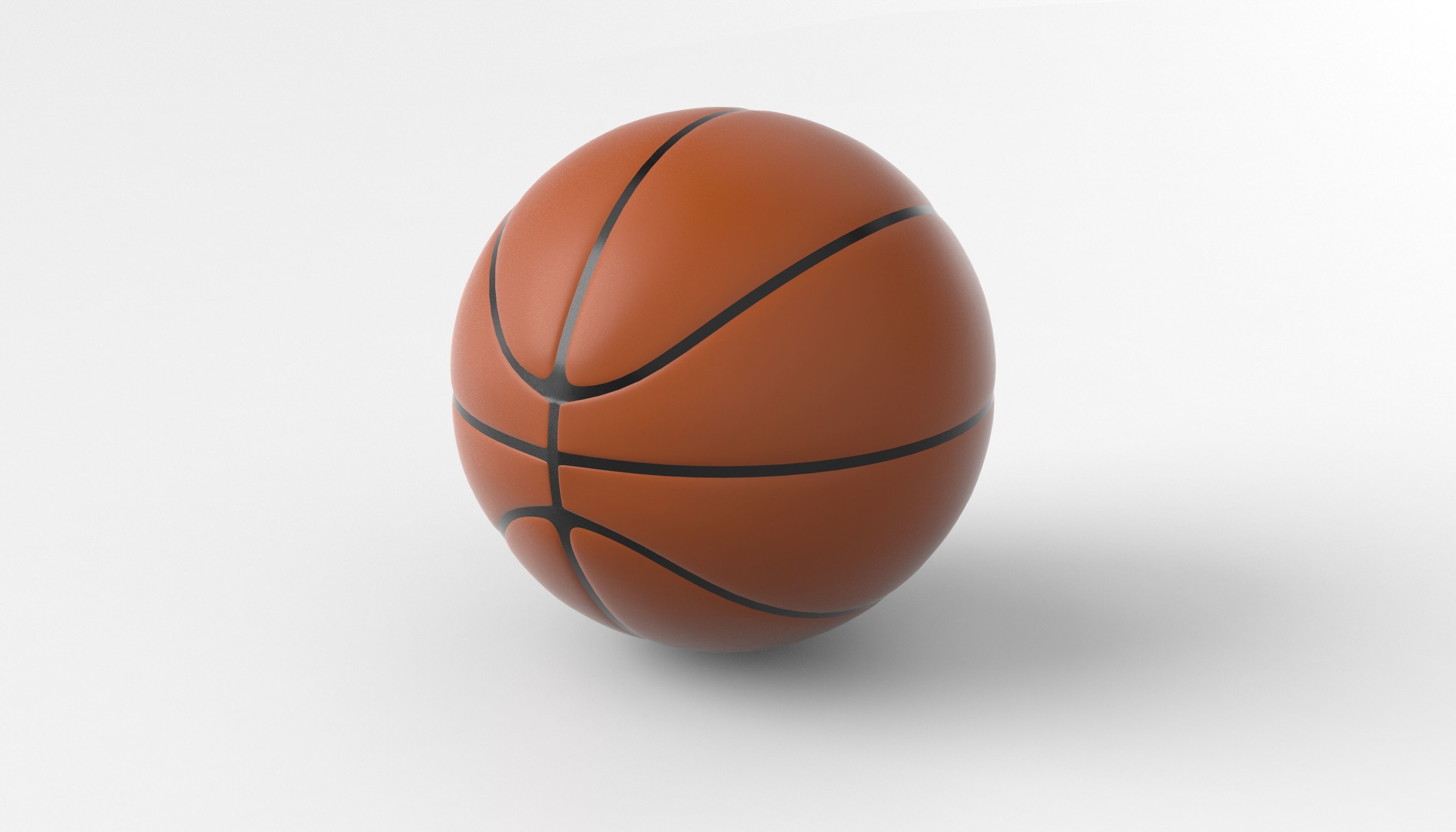 Basketball ball 3D model_1