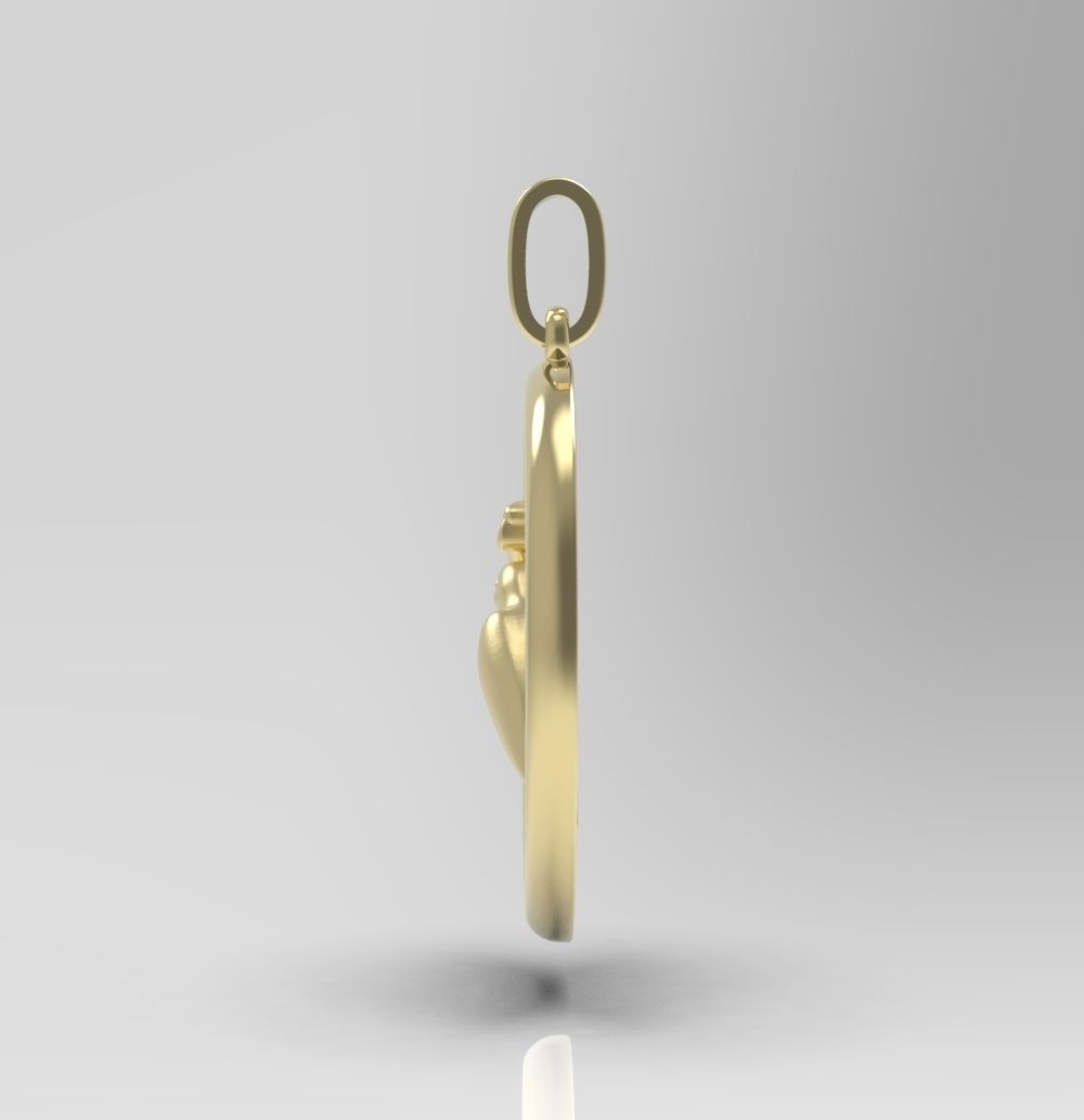 Pendant Parrot 3D print model_9