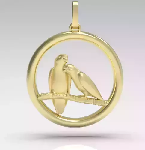 Pendant Parrot 3D print model
